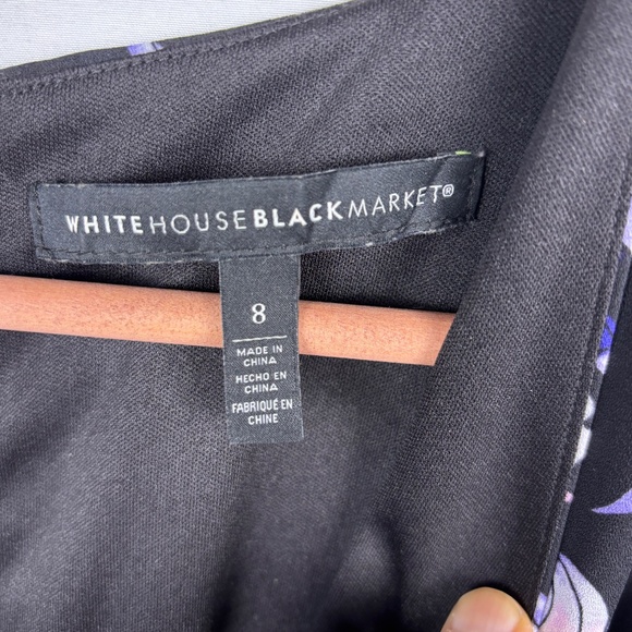 WHBM Women BalloonSleeve Tie Waist Mini Dress Sz 8 Party Cocktail Flirty Wedding - Picture 5 of 11